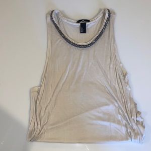 Knit Tank With Detail